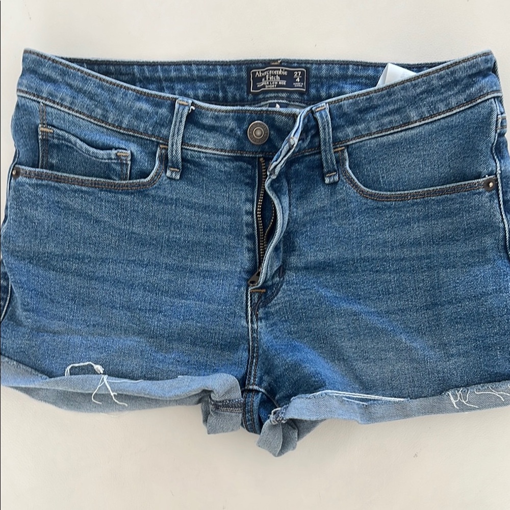 Abercrombie Blue Jean Shorts